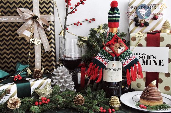 为波尔多红酒穿上温暖新装 随时随意调配圣诞专属香气